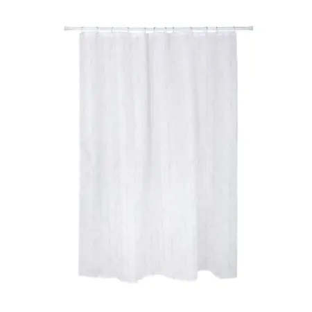 Штора для ванной Iddis Rich White LM10P18i11 200x180 см полиэстер цвет белый кристалл кварц белый природный