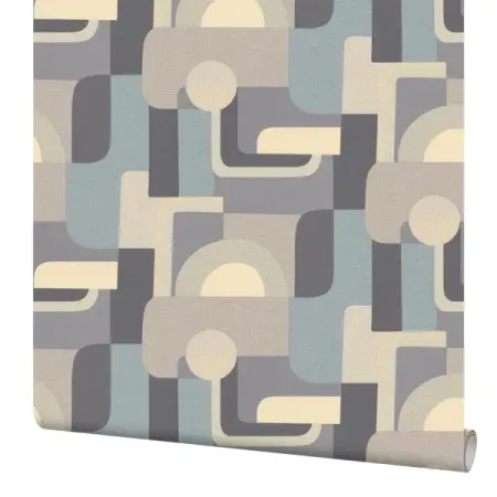 Обои флизелиновые Palitra Home Modern бежево-серые 1.06 м HC72205-42