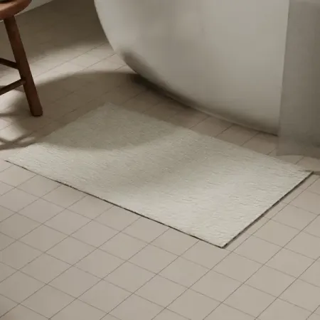 Коврик для ванной Vidage Аден 50x70 см цвет белый