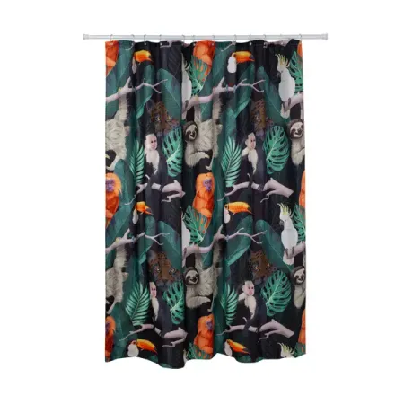 Штора для ванной Iddis Jungle LM12P18i11 200x180 см полиэстер цвет разноцветный текстильные обои beibehang шелковые американские животные