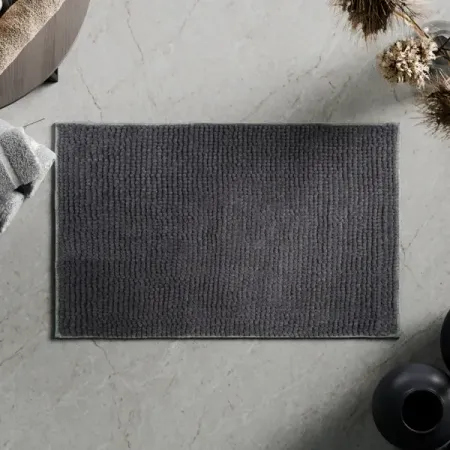 Коврик для ванной Vidage Аден 50x70 см цвет серый коврик для ванной из диатомитового камня в помещении коврик из мягкой диатомитной грязи водопоглощение быстросохнущий входные коврики