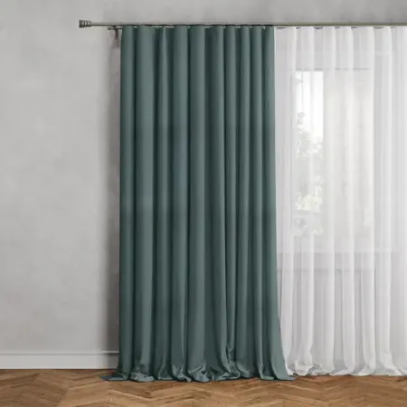 Штора на ленте 200x300 см цвет малахит для пропуска на ленте бирюзовый 10 5 х 7 см