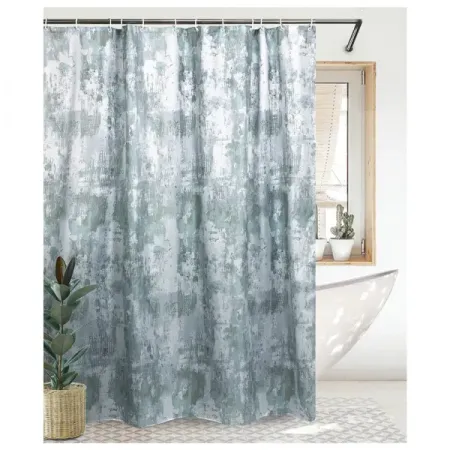 Штора для ванной Bath Plus Charme Red Nordic-3 180x200 см полиэстер цвет серо-зеленый