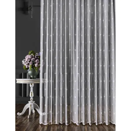 Тюль на отрез 15482V1 1 м/п 300 см цвет белый юлия паршихина проект “ ” подсказки для создания современной детской комнаты