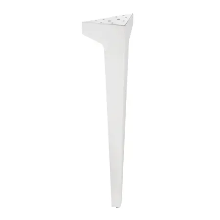 Ножка для мебели треугольная 720x135 мм сталь цвет белый нагрузка до 50 кг 20 шт ползунки для ножек мебели подушечки с гвоздями движущиеся ползунки для мебели защита для пола для столов диванов кресел