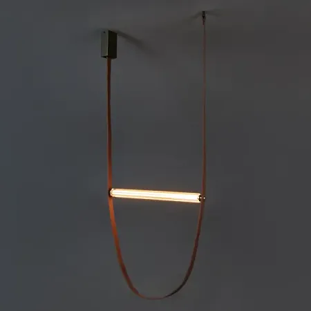 Светильник подвесной светодиодный Almato 5 м² теплый белый свет цвет коричневый/белый