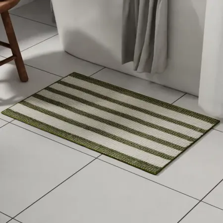 Коврик для ванной Verran Meridian 50x80 см цвет зеленый мыльница verran vasilisk стекло зеленый