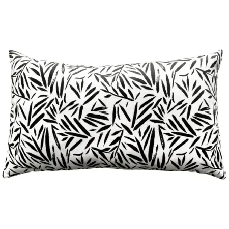 Декоративная подушка Деми 30x50 см цвет черно-белый