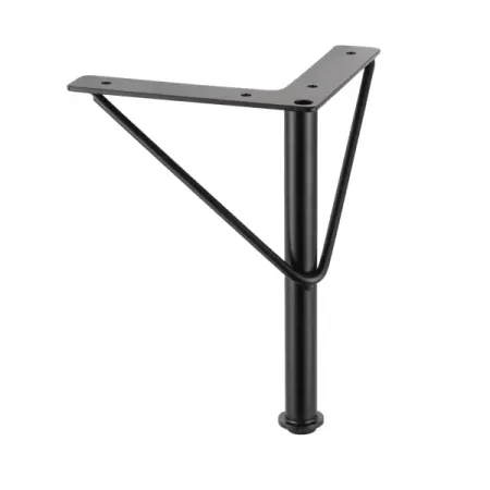 Ножка для мебели фигурная 200 мм 15 см сталь черная для toyota gr yaris 20 регулируемая заготовка алюминиевого зеркала заднего вида riser v2 0