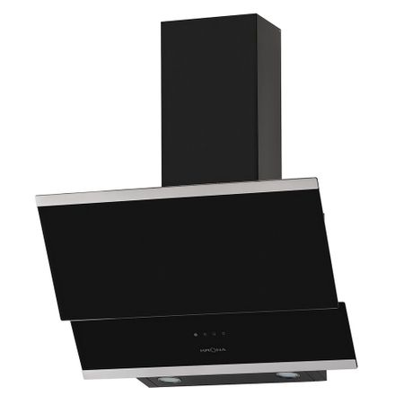Кухонная вытяжка наклонная Krona Irma 600 Black/Black sensor 60 см черная