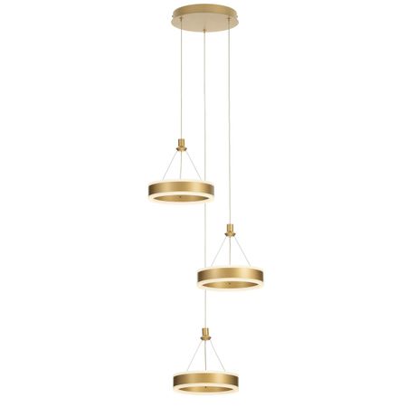 Люстра Citilux Дуэт CL719032 золотистая