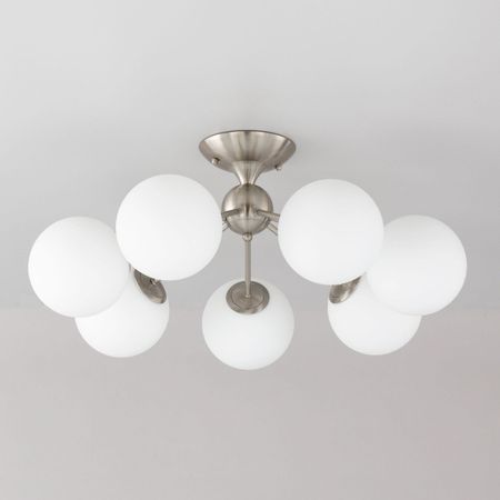 Люстра Citilux Томми CL102174 матовый хром с белым