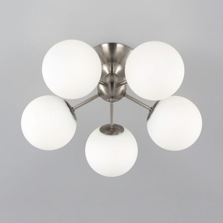 Люстра Citilux Томми CL102154 матовый хром с белым