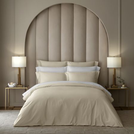 Комплект постельного белья Togas Клайвер песочный Двуспальный евро влдаимир иванович миркин песочный человек