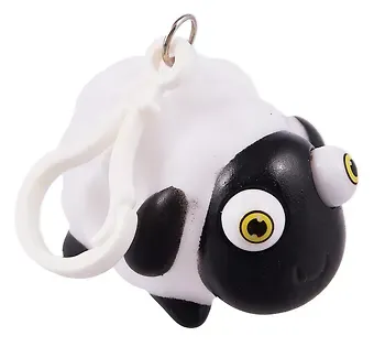 Брелок-мялка с глазками Овечка (PU) (6см) (12-2799-202405-M6)