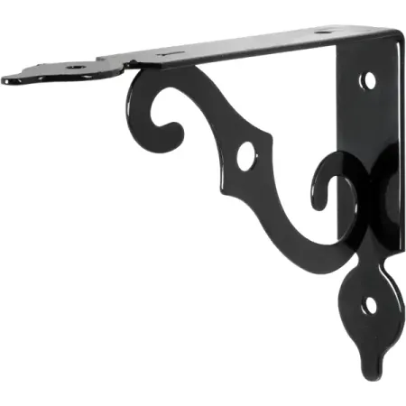 Кронштейн Флюгер Larvij 13.5x10.5x2.5 см сталь нагрузка до 20 кг цвет чёрный