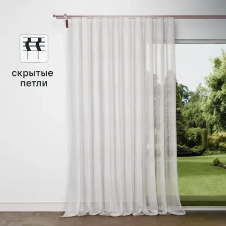 Тюль на ленте KREAFORTA Tamara 300x280 см цвет белый марина викторовна бойкина контроль и оценка результатов обучения в начальной школе методические рекомендации