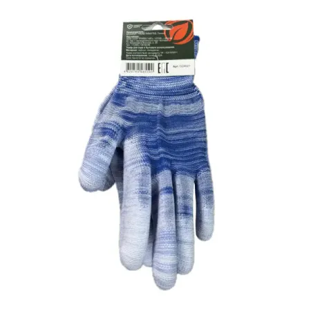 Перчатки нейлоновые Gl24021 размер S цвет голубой рабочие перчатки dolphin protect нейлоновые полиуретановые 10 50 пар