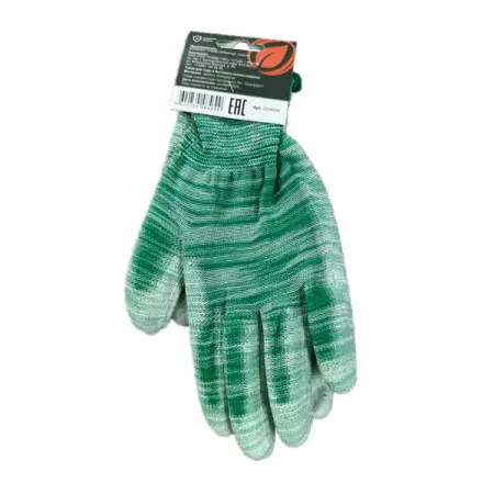 Перчатки нейлоновые Gl24026 размер L цвет зеленый рабочие перчатки dolphin protect нейлоновые полиуретановые 10 50 пар