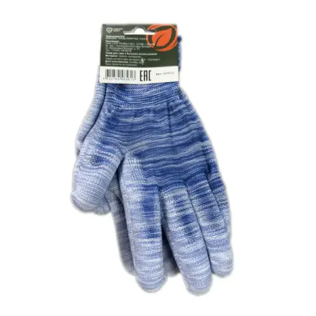 Перчатки нейлоновые Gl24022 размер M цвет голубой рабочие перчатки dolphin protect нейлоновые полиуретановые 10 50 пар