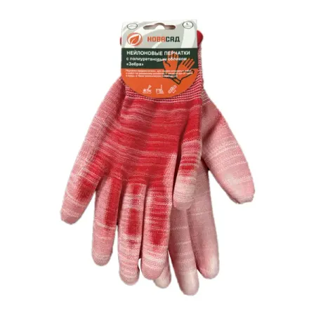 Перчатки нейлоновые Gl24020 размер L цвет красный ansell hyflex 48 101 черные нейлоновые перчатки