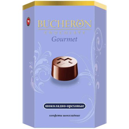 Конфеты Bucheron шоколадные Шоколадно-ореховый вкус 130 г