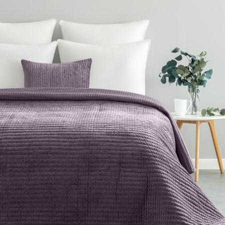 Покрывало Estia Эла фиолетовый 240х260 см