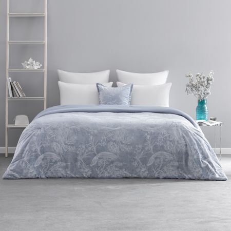 Покрывало Estia Примавера серо-голубой 240х260 см