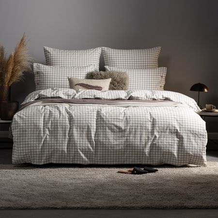 Комплект постельного белья Prime Prive Вальбо белый/черный Двуспальный