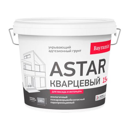 Грунт укрывающий Bayramix Astar Кварцевый B1 15 кг картон 50х70см грунт акриловый ионицой