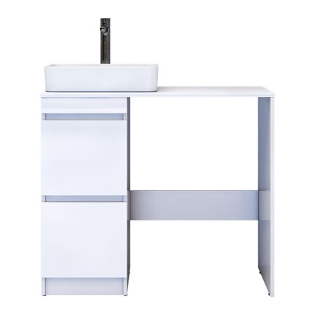 Тумба под раковину и столешницу для стиральной машины Vigo Urban 40 см белая (tn.URB.40.2Y) пара светодиодных фар drl для toyota hilux vigo 2012 2014 фара дальнего и ближнего света с указателем поворота в сборе