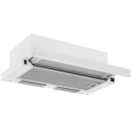 Кухонная вытяжка встраиваемая Krona Vendy 600 White (1 мотор) 60 см белая mabuchi rs 385pv 2270 мотор постоянного тока