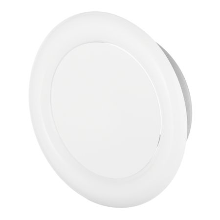 Анемостат приточно-вытяжной регулируемый Era с фланцем стальной с полимерным покрытием d150 мм белый