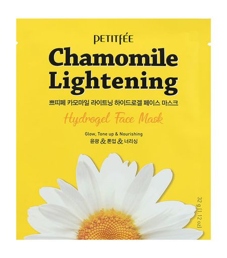 Petitfee Chamomile Lightening Hydrogel Face Mask