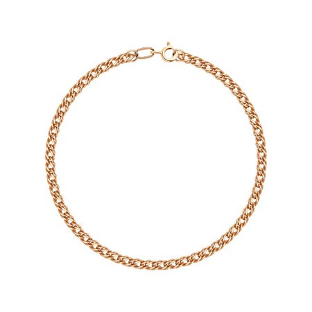 Золотой полновесный браслет Двойной ромб с алмазной гранью