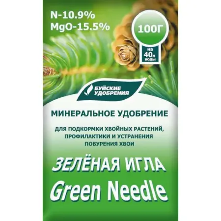 Удобрение Буйские удобрения Зеленая игла 0.1 кг