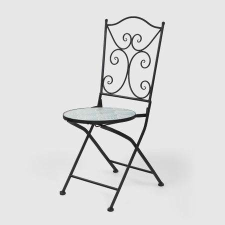 Декоративный стул Heng Yu с мозаикой Море 38х38х90 см мир природы фотонаклейки в море