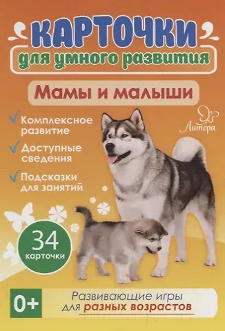 Татьяна Игоревна Бойченко Карточки для умного развития. Мамы и малыши. 34 карточки