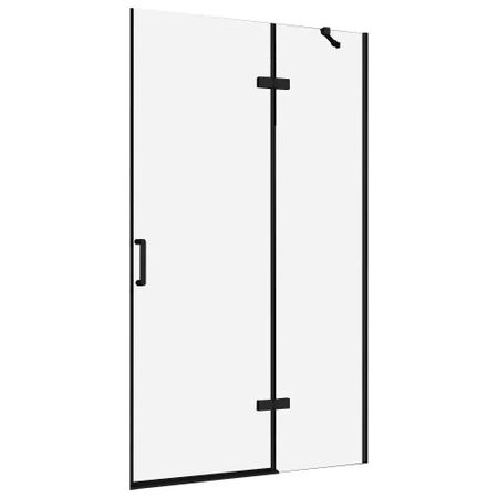 Душевая дверь Abber Zart стекло прозрачное 90х195 см профиль черный 6 мм распашная (AG08090B) душевая дверь abber zart стекло прозрачное 100х195 см профиль   6 мм распашная ag08100