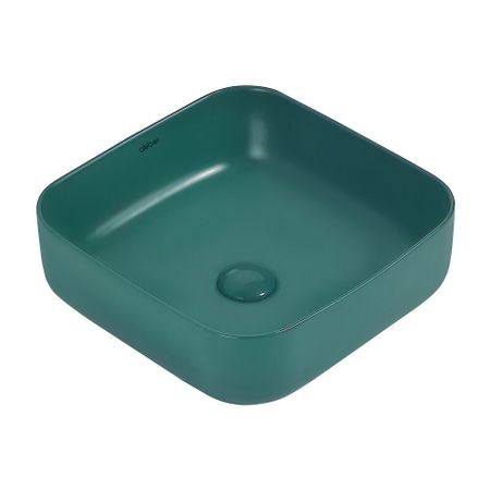 Раковина Abber Rechteck 39 см накладная темно-зеленая матовая (AC2211MBG)