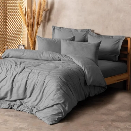 Комплект постельного белья  Cotton Box plaid reaktif Двуспальный 8680108070567