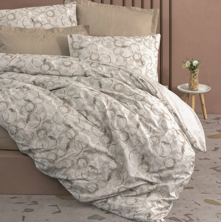 Комплект постельного белья  Cotton Box minimal ranforce кремовый Двуспальный 8680108075784