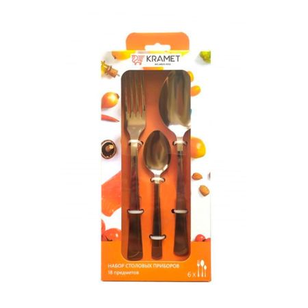 Набор столовых приборов КРАМЕТ Модерн 18 предметов