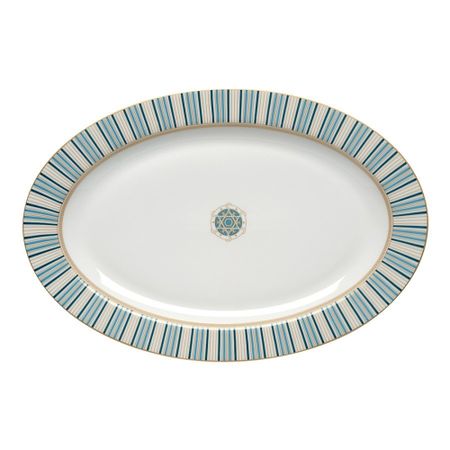 Блюдо Pozzi Milano 1876 Liberty овальное 36х24 см