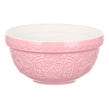 Миска для смешивания Homier In the Forest, 21 см, 1,1 л, розовая, медведь