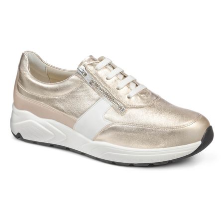 Женские кроссовки Solidus, Mira, золотистый, белый, розовый