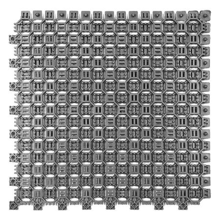 Плитка модульная ПВХ грязезащитная Пластфактор Optima Duos Пыльно-серая RAL 7037 0,375 кв.м 9 мм андрей станиславович нуждин зона питер сбой системы