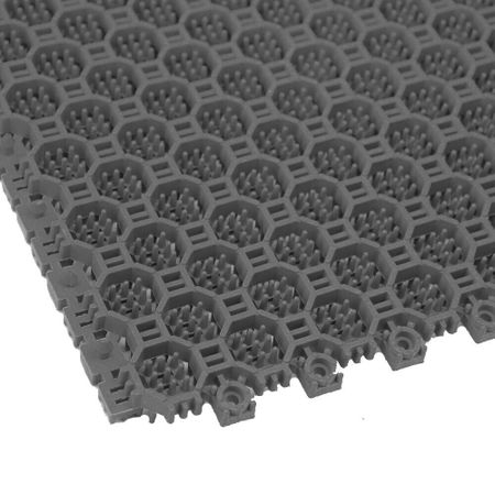 Плитка модульная ПВХ грязезащитная Пластфактор Optima Duos Пыльно-серая RAL 7037 0,375 кв.м 16 мм андрей станиславович нуждин зона питер сбой системы