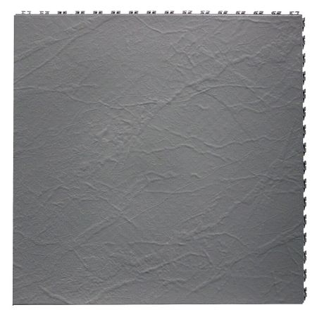 Плитка модульная ПВХ Пластфактор Veropol Stone Пыльно-серая RAL 7037 2,25 кв.м 7 мм