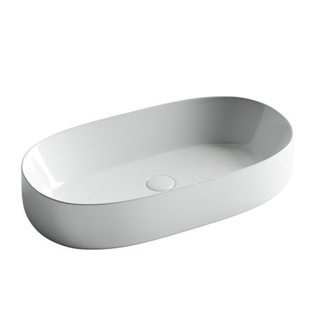 Раковина Ceramicanova Element 68 см накладная белая (CN5022) раковина slim square 70 накладная на столешницу 71x37 см